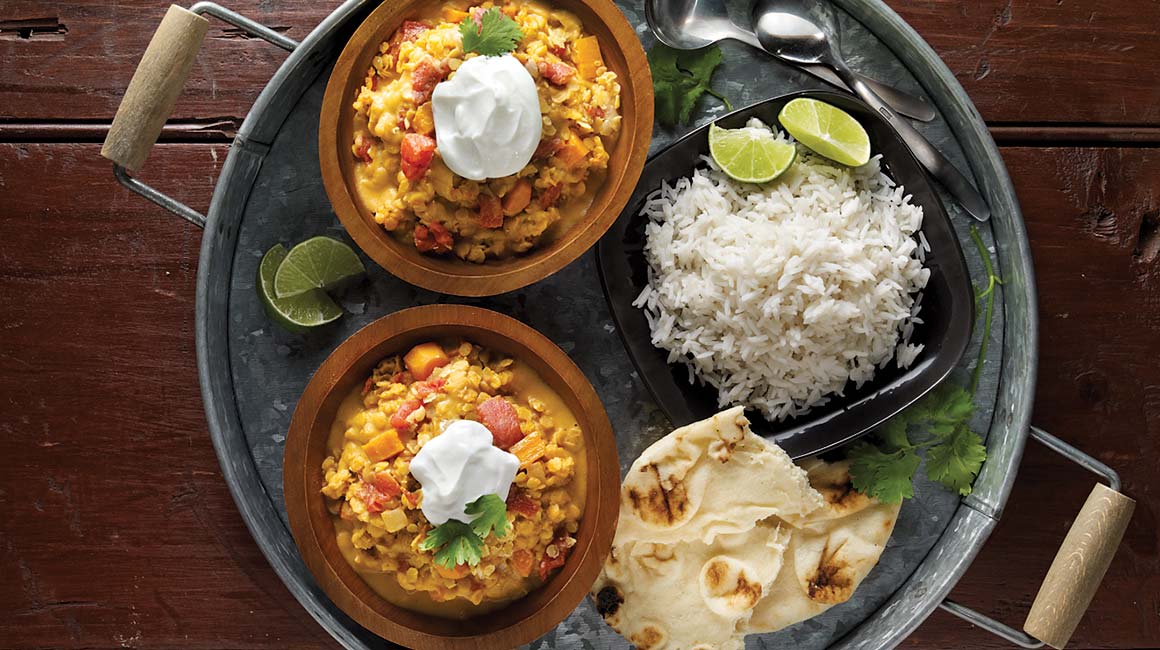  Indian-style lentil curry