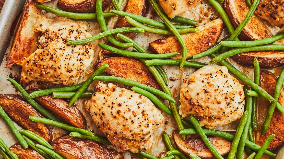  Sheet Pan Steak Spice Chicken