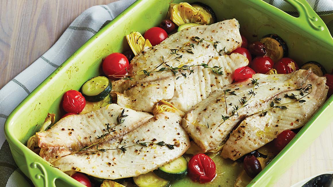 5. Mediterranean-style white fish