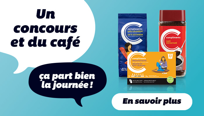 Un concours et du café ça part bien la journée!