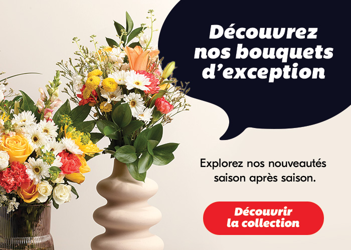 Découurez nos bouquets d'exception - Découvrir la collection