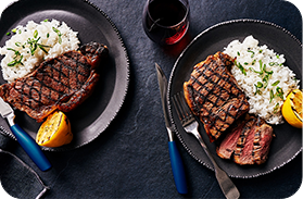 Filipino-style striploin steak