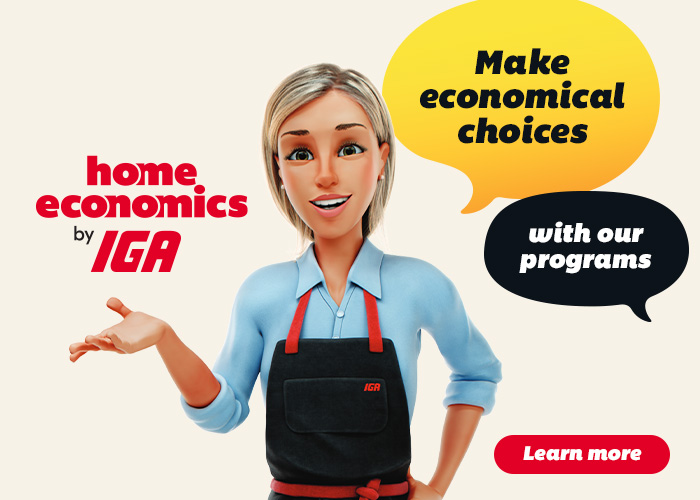 home economics by IGA - Learn more