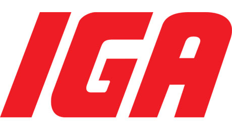 The IGA banner