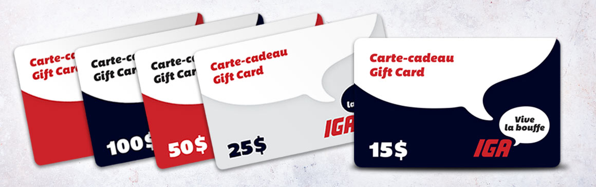 IGA gift cards