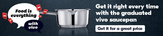 Get it right every time with graduated vivo saucepan