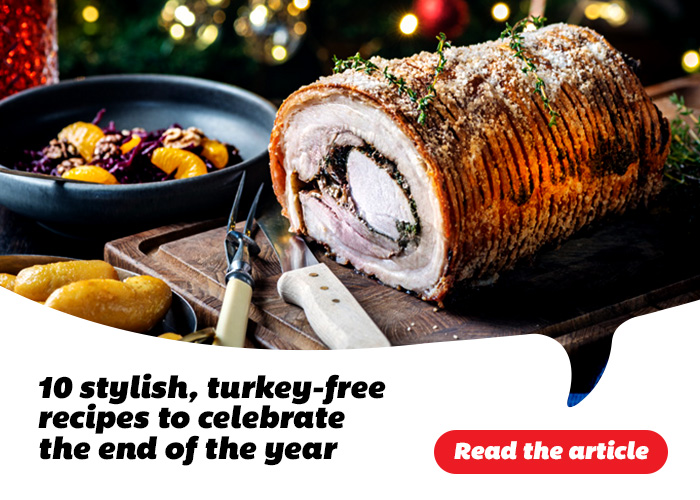 10 stylish, turkey-free recipes to celebrate the end of the year - Read the article