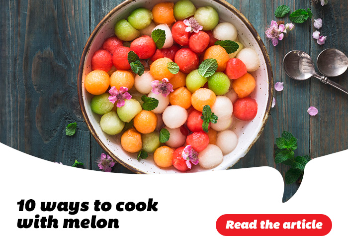 L10 ways to cook with melon - Read the article