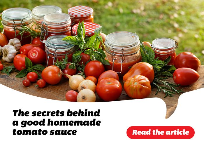 The secrets behind a good homemade tomato sauce - Read the article