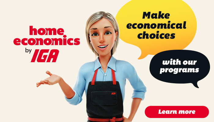 home economics by IGA - learn more
