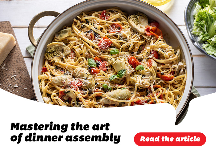 Mastering the art of dinner assembly - Read the article