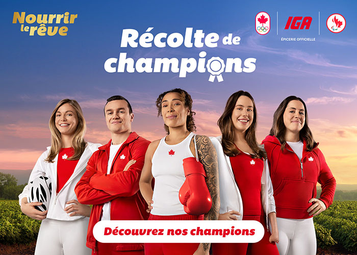 Récolte de champions d'ici - Découvrez nos champions