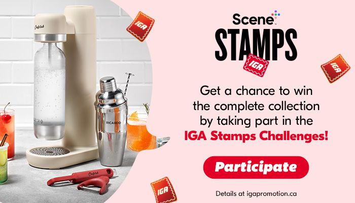 Get a chance to win the complete collection by taking part in the IGA Stamps Challenges! - Participate