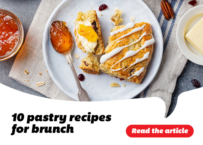 10 pastry recipes for brunch - Read the article