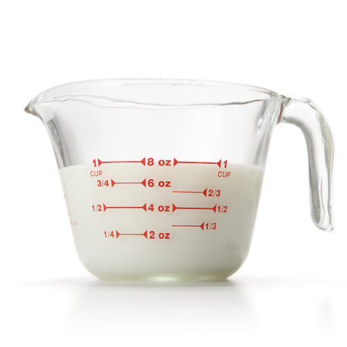 Tasse à mesurer en pyrex