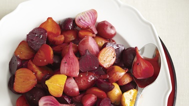 Honey-glazed beets 