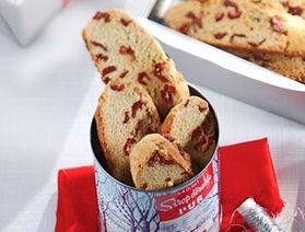 Maple and Cranberry Biscotti