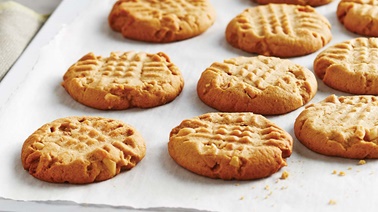 Biscuits au beurre d'arachides croquant