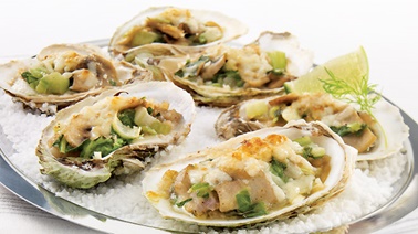 Oysters Rockefeller new style