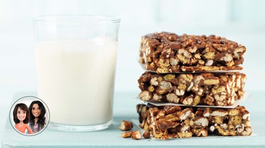 Chocolate puffed cereal bars from Alexandra Diaz and Geneviève O'Gleman