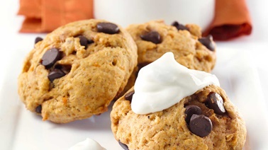 Sweet Potato Chocolate Chip Cookies