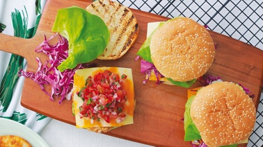 Mexican style burgers