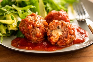 Italian Surprise Meatballs by Geneviève O’Gleman
