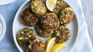 Zucchini and Mint Fritters by Ricardo
