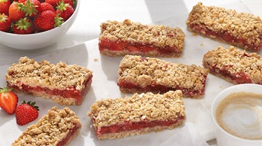 Strawberry Breakfast Bars