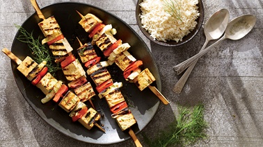 Tofu brochettes