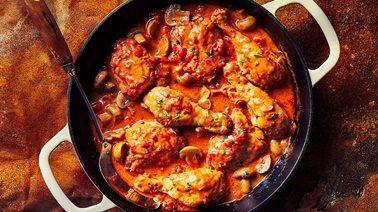 Cuisses de poulet au vinaigre par Ricardo