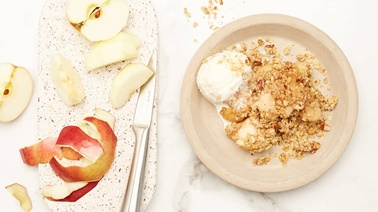 Apple-pecan crisp