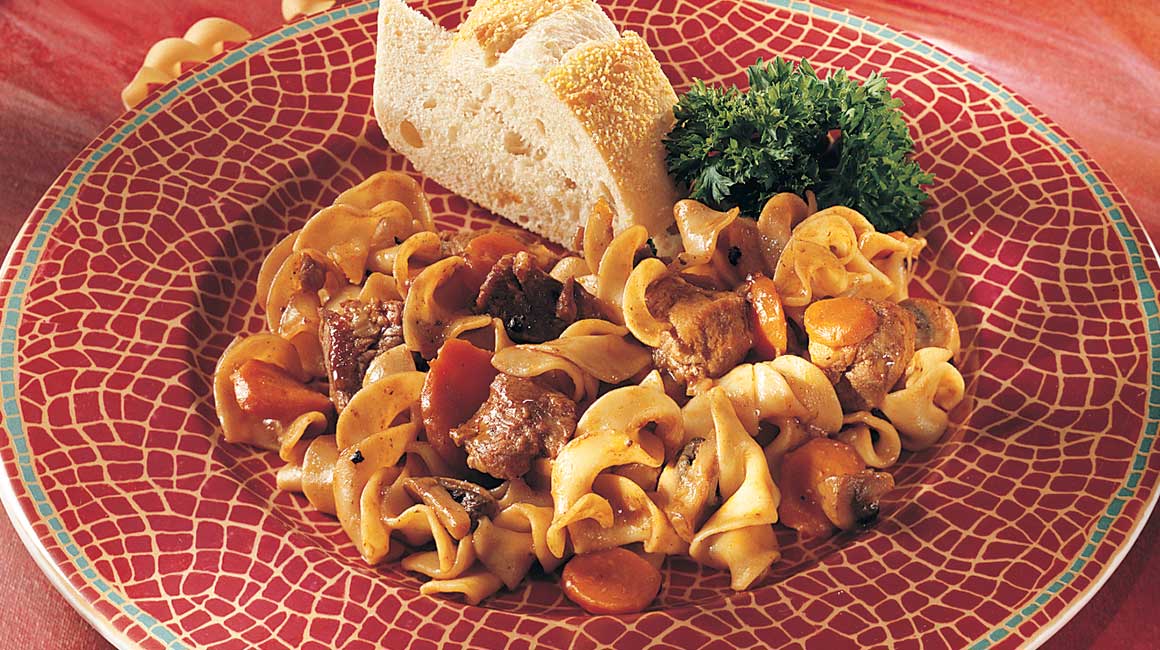 Veal Casserole with Pepper and Garlic