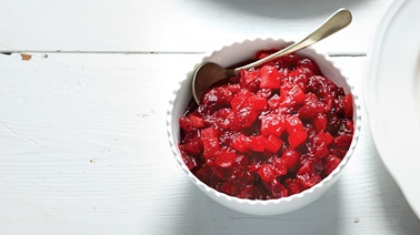 Cranberry, Pear, and Ginger Chutney