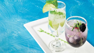 Fresh herb summer cocktails