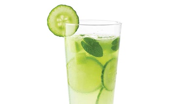 Mocktail au melon miel et concombre 