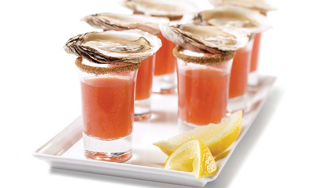 Cocktails aux huîtres