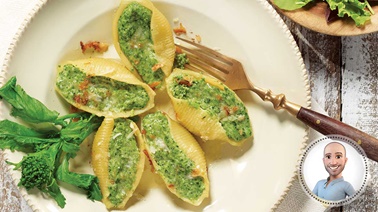 Conchiglionis aux rapinis avec camembert de Stefano Faita