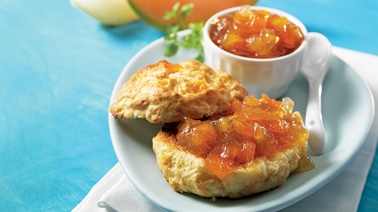 Confiture de melon et de cerises de terre