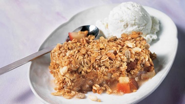 Pear crumble