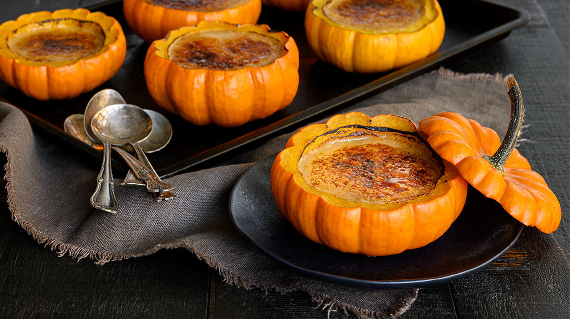 Pumpkin Spice Crème Brûlée