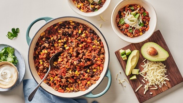 Clean-out-the-fridge chili