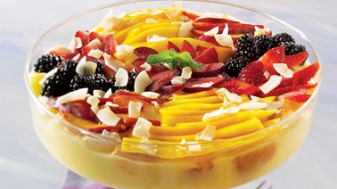 Fruity summer dessert