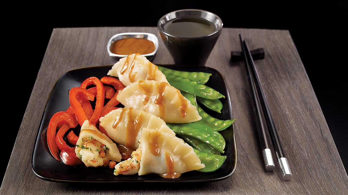 Shrimp dumplings 