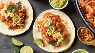 Fajitas au poulet à la mijoteuse à congeler