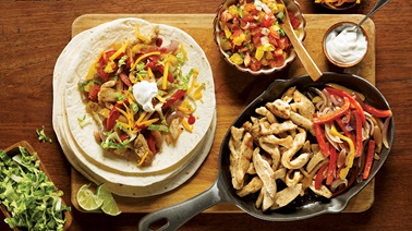 Fajitas au poulet de Josée di Stasio