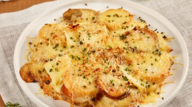 Gratin de légumes racines de Geneviève O’Gleman