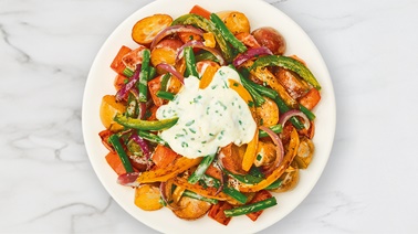 Roasted Vegetables with Boursin® Cuisine Garlic & Herbs