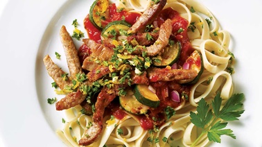 Pork Strips with Italian-Style Gremolata