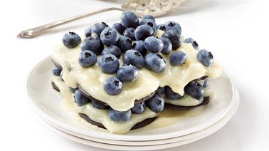 Blueberry dessert lasagna 